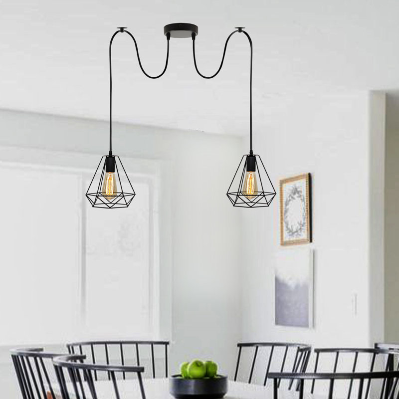 Prestynne 2 - Light Black Cluster Pendant