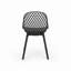 Chaises de salle à manger d'extérieur, mélange de plastique résistant aux intempéries, motif en losange (ensemble de 2)-713299997