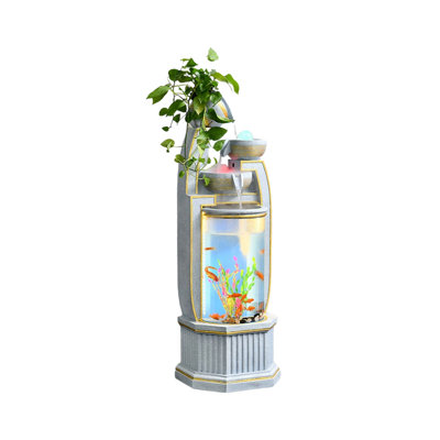 4-6 Resin Metal Modern Eco Aquarium Tank