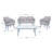 Oropeza 4 - Person Patio Conversation Set with Cushions-441686084