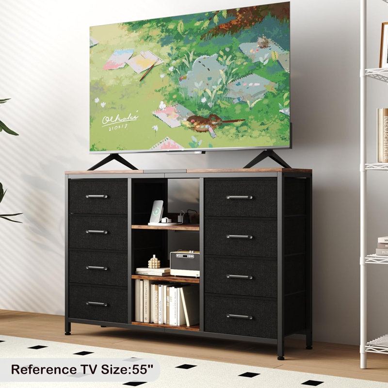Commode 8 tiroirs Cratten