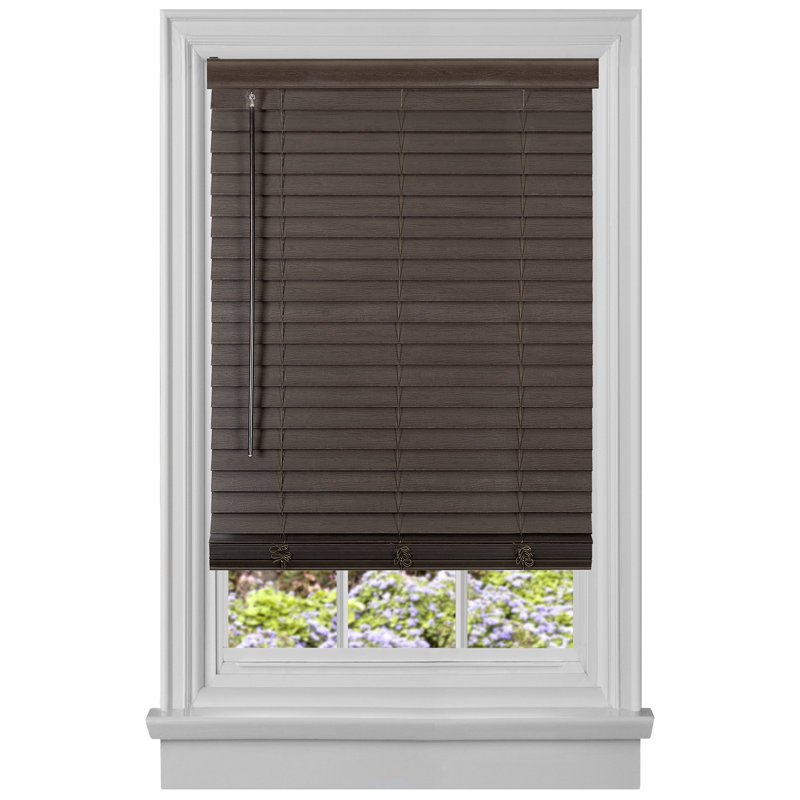 Store de fenêtre sans cordon Ponca, Blanc, L 29 po x L 64 po