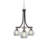 Ampere Paramount 3 Light Downlight Chandelier With 5.75" Glass-1346021840-1359825982