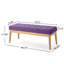 Banc pour repose-pieds (avec repose-pieds seulement)