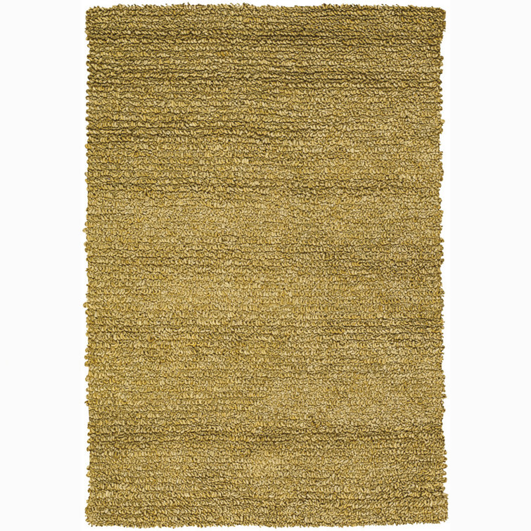 Zeal Wool Area Rug in Yellow
