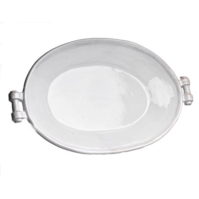 Abigails Casa Bianca Ceramic Platter