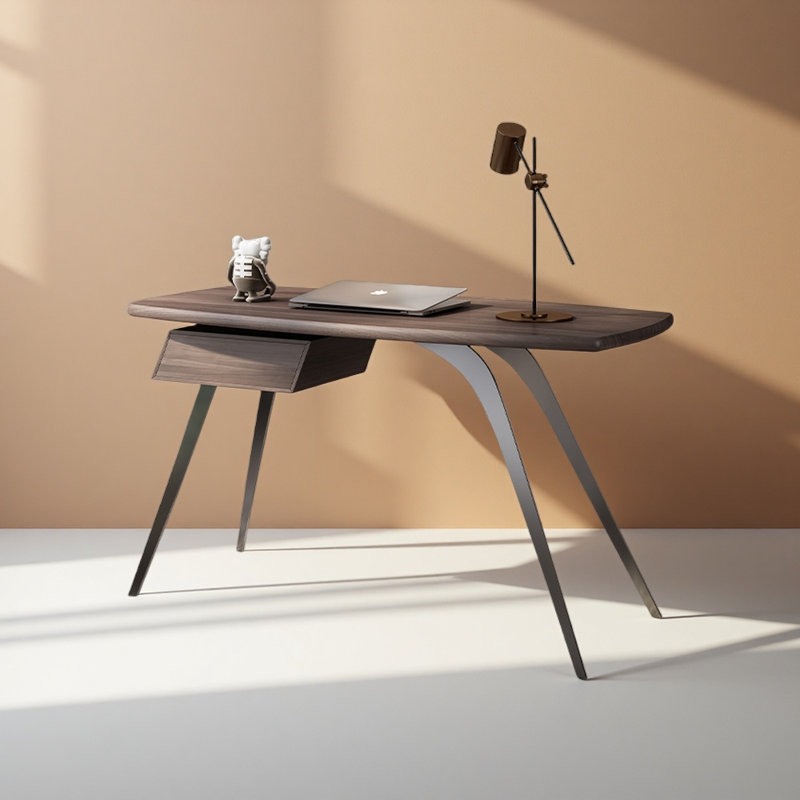 Bureau de style italien de luxe minimaliste, H 28,35 po x l 47,24 po x P 23,62 po