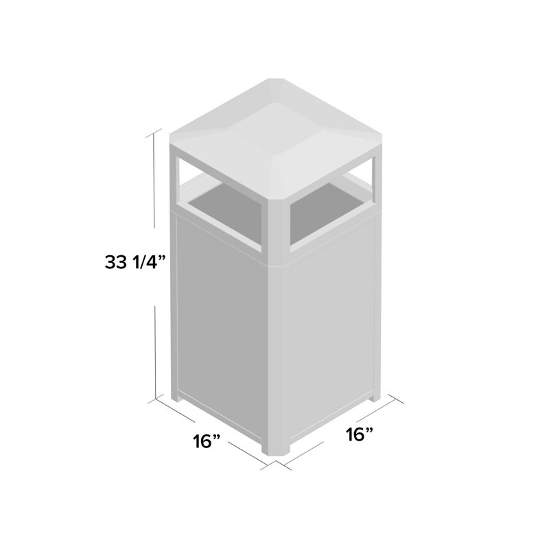 Evos Series Trash Can, 38