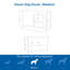 Maisonnette pour animaux de compagnie Trixie Natura Classic, toit plat à charnières, pieds réglables, abri pour animaux-27278508