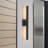 Huwai Outdoor Wall Sconce Aluminium Glass LED Dimmable Linear Wall Light-496838195