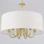 Lustre tambour de ferme moderne à 6 lumières avec abat-jour en lin 17,95 po-1991493388-2003646336