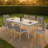 Noonan Rectangular Metal Extendable Outdoor Dining Table , 100.5'' in. W 39'' in. D-63541423