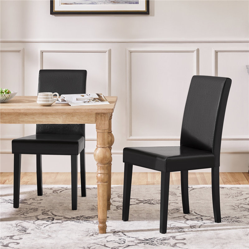 Coan 45cm H Upholstered Side Chair, Black