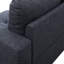 Ensemble de canapé de salon en L noir et gris avec sac à dos de style L faisant face à la droite-88076961-87463990