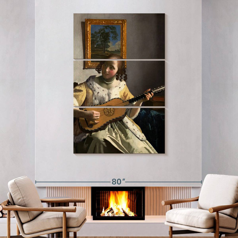 Abarca, le joueur de guitare, H 74 po x l 48 po