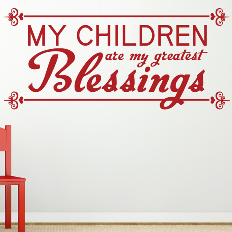 Wall Decal, Dark Red, Large