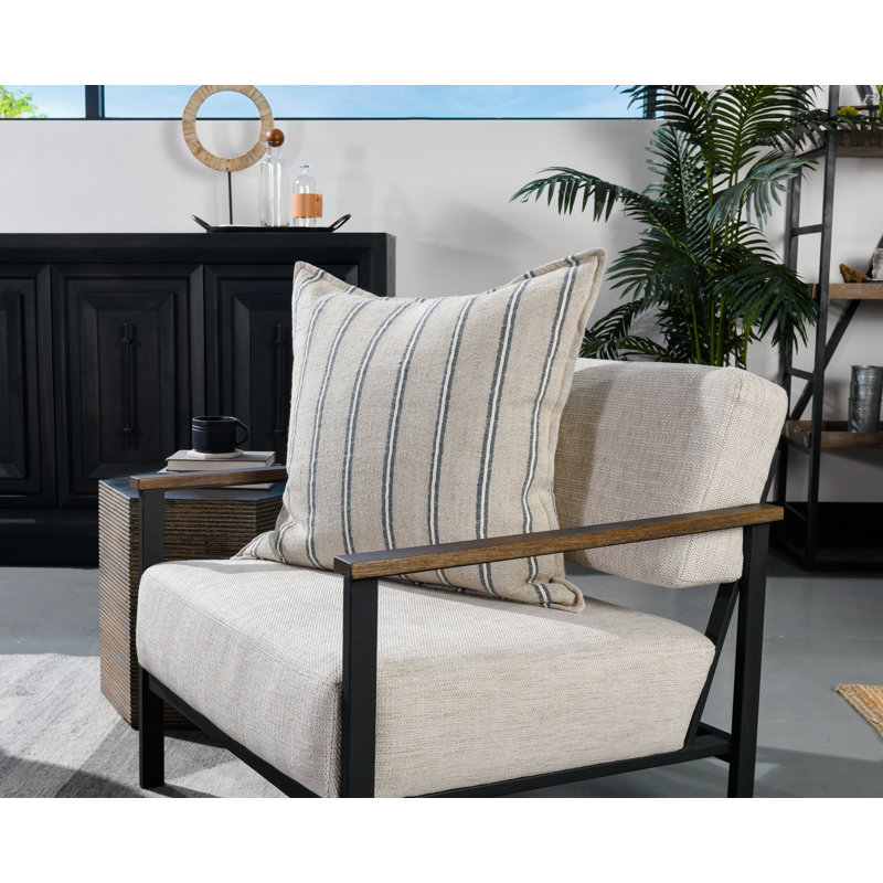 Demi Square Pillow Cover & Insert, 26'' x 26''