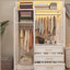 Armoire penderie 4 portes avec DEL et 3 tiroirs