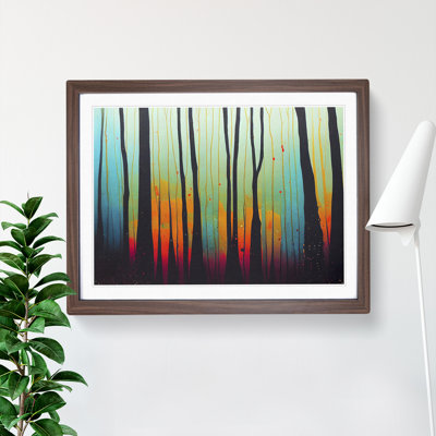 Splashed Forest Vol.1 Abstract - Single Picture Frame Print
