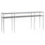 Cornelia 72'' W Glass Console Table