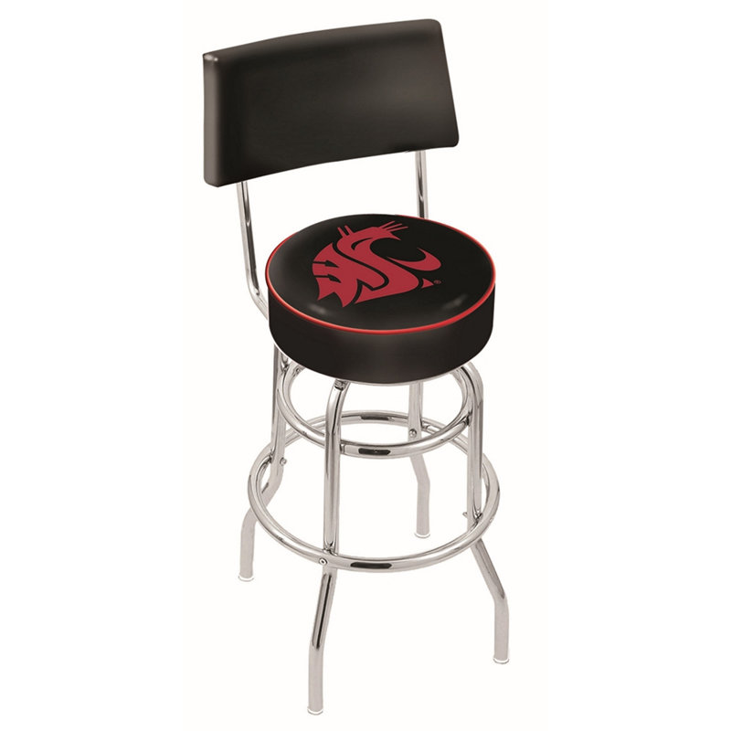NCAA 30" Swivel Bar Stool, Washington State University
