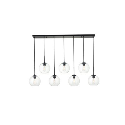 54 Inch Pendant Clear Shade