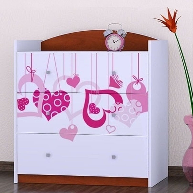 Nordin Kids 3 - Drawer Chest, Brown