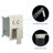 2-Function High-Pressure Rainfall Shower System, Tub Faucet Set