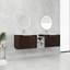 Meuble-lavabo 72 po à fermeture en douceur avec lavabo