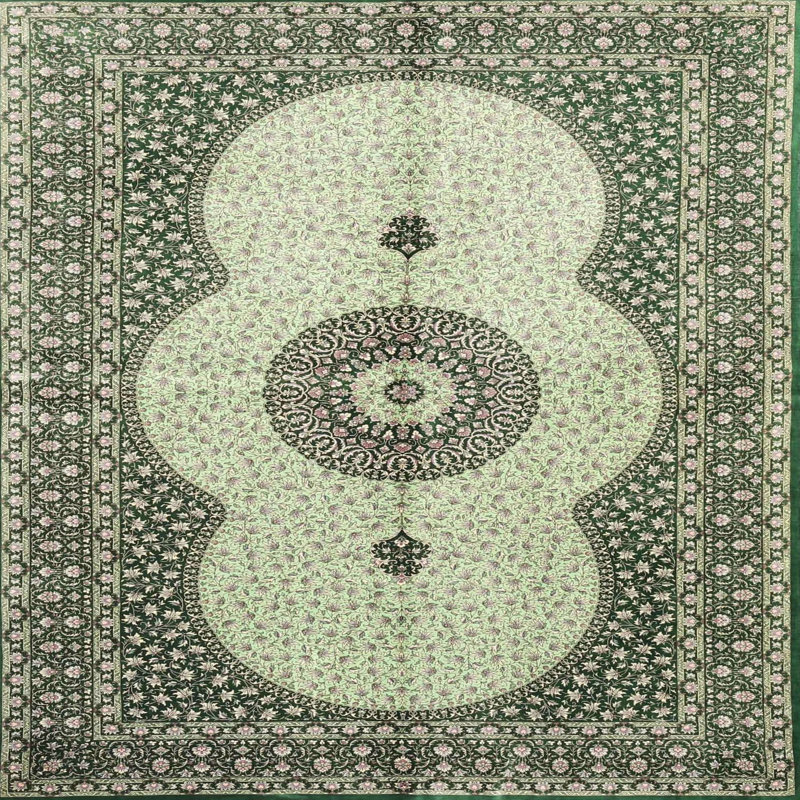 Oriental Indoor Rug, Round 3'