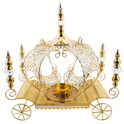 Porte-bougie en cristal 23,5 "Pumpkin