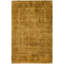 Overdyed Hand-Knotted Wool Modern-Contemporary Gold Area Rug 4' 1" x 6' 3"