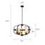 Luminaire suspendu 5 lumières