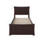 Lit plateforme en bois massif avec pied de lit et gigogne assortis Ralls-966668789-966668788