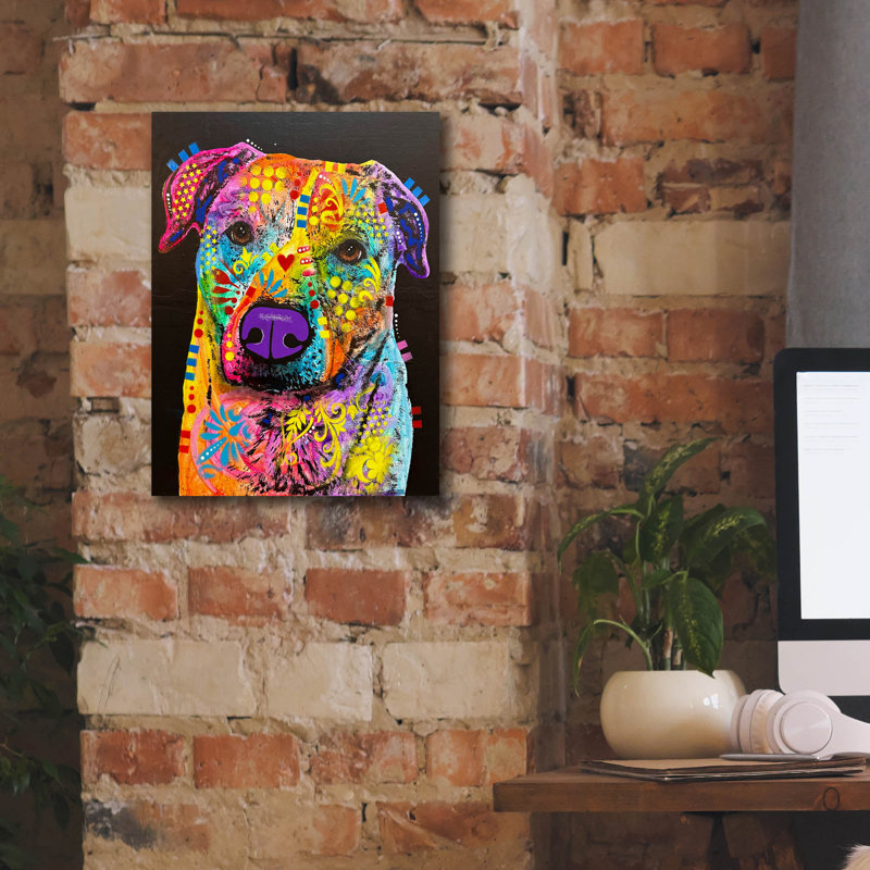 Red Barrel Studio 'Just A Little Bite Of Ham' by Dean Russo Canvas Wall Art, H 16 po x l 12 po x P 0,75 po