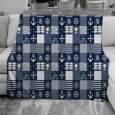 Jeté Nautical Patchwork