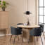 Giancarlo Round Solid Wood Base Dining Table