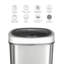 Poubelle de 13,2 gallons en acier inoxydable à capteur de mouvement Nine Stars