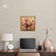 Art floral glamour sur toile bourgogne-105673566-105673567