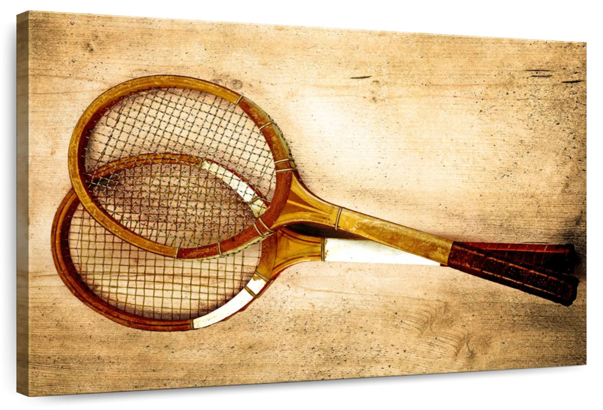 Elephant Stock Antique Tennis Rackets | Wayfair