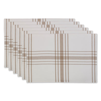 Celerie Cotton Plaid Rectangle Placemat