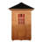 SunRay Saunas 2 - Person Outdoor Bluetooth Compatible Traditional Steam Sauna in Hemlock