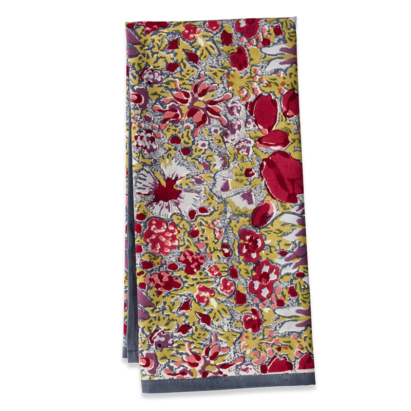 Torchon Sorene, Rouge / Gris