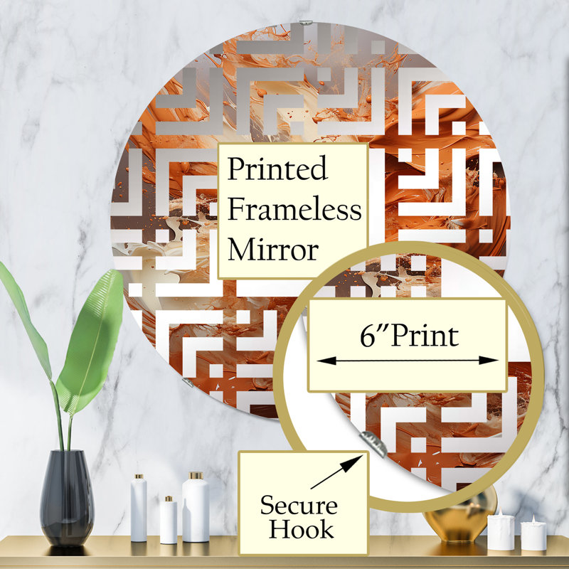 Circle Mirror, 31.4" x 31.4"