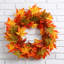 Wreath Faux Lighted Maple Polyester 24'' Wreath