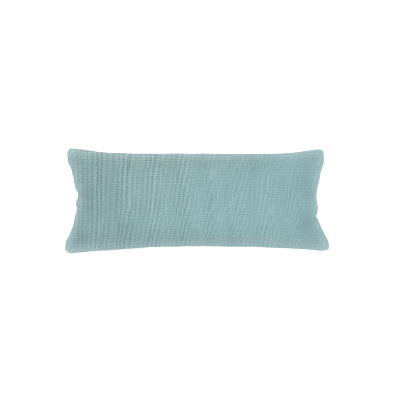 Oreiller en lin 14 x 40 avec duvet Mist Blue So Soft, Mist Blue