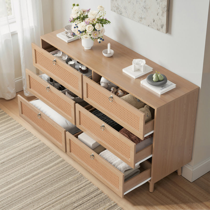 Commode 6 tiroirs Modern, Rétro