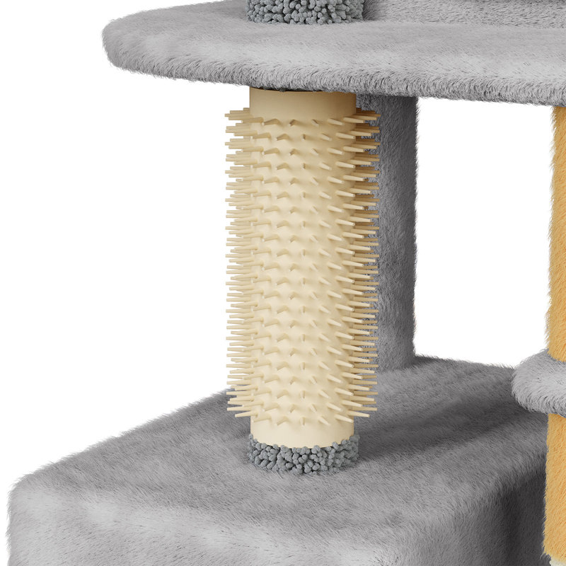 131cm H Cat Tree, Light Grey