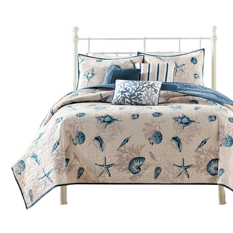 Literie Villanueva, Courtepointe double / grand + 5 pièces supplémen