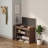 2-Tier Adjustable Shoe Cabinet,Upholstered Shoe Storage Bench With Cabinet-401155809